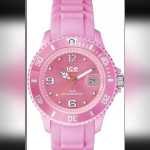 ICE Watch Pink Rose Plastic and Silicone Watch Sili Wrist Watch Womens Gift
